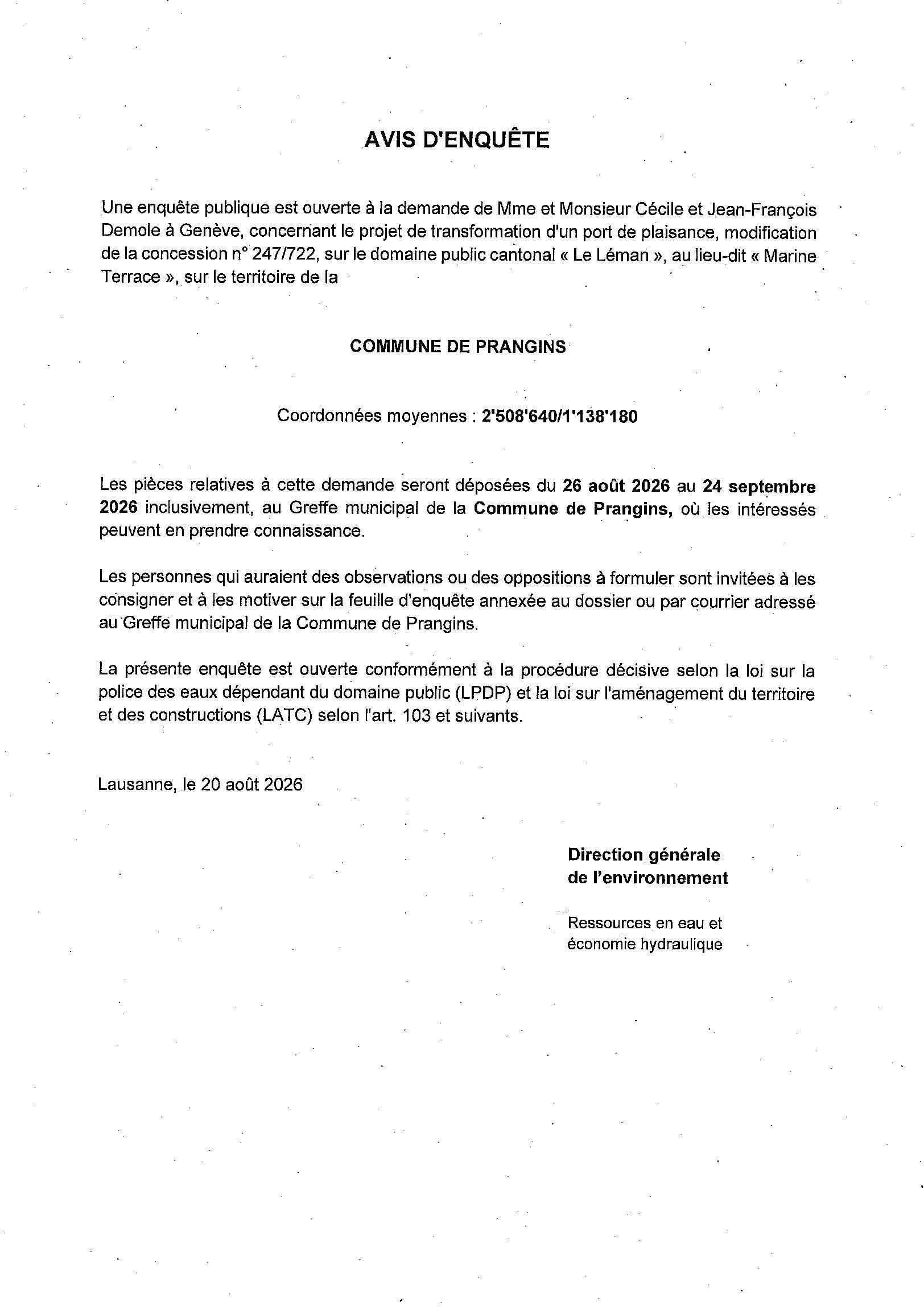 avis enquete_Demole_26.08.2026